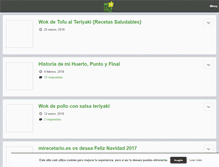 Tablet Screenshot of mirecetario.es